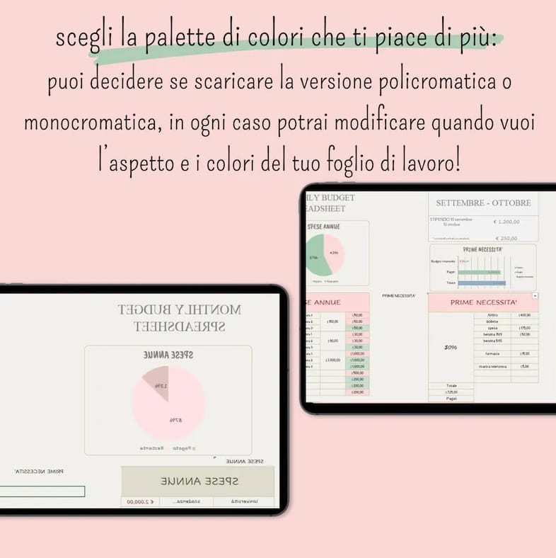 Embly - foglio calcolo finanze